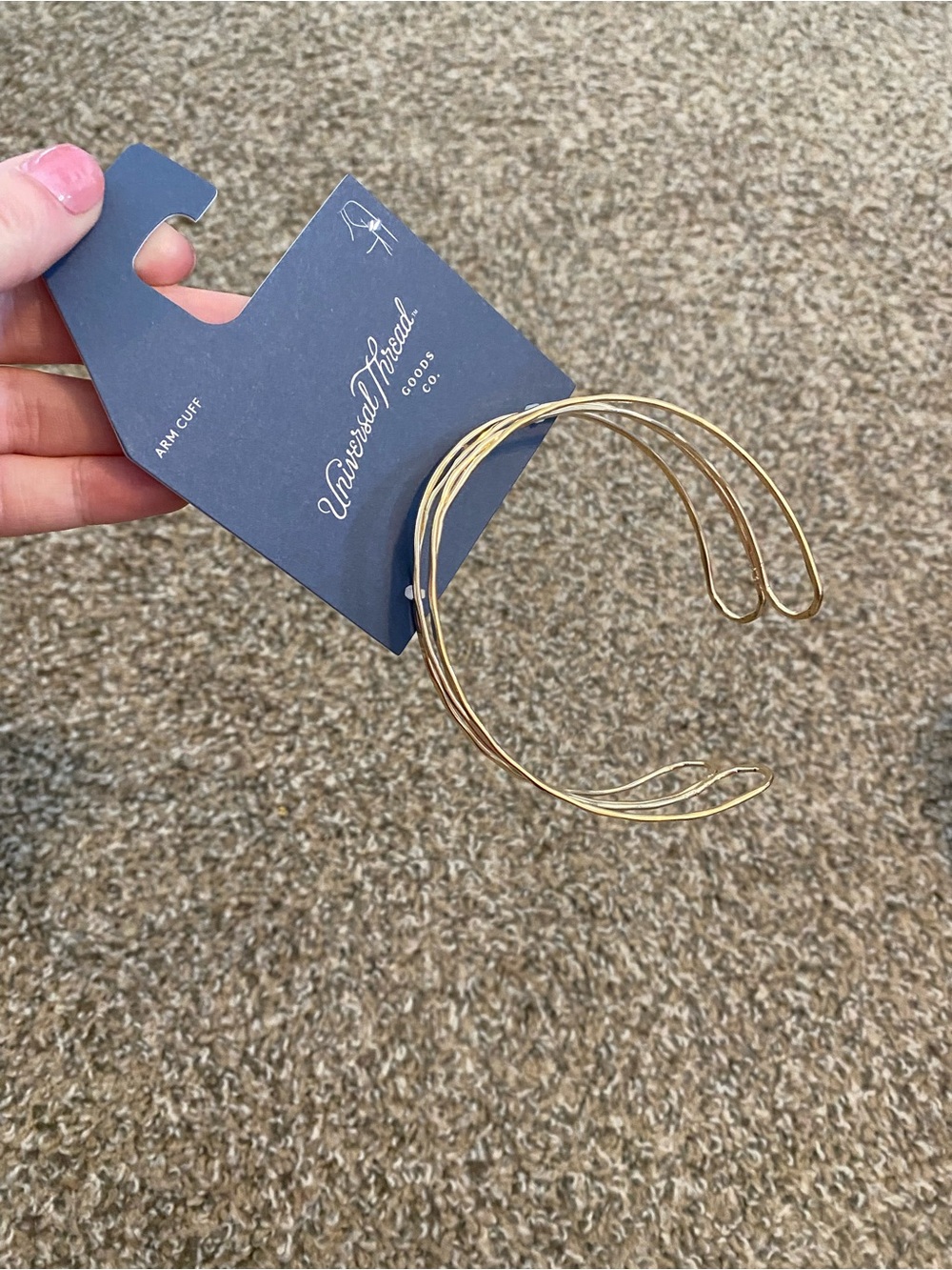 Universal Thread Gold Layered arm cuff